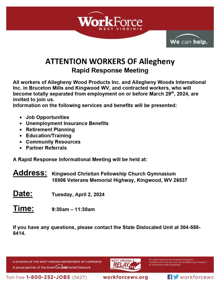 Rapid Response Meeting for AWP and AWPI – April 2nd
