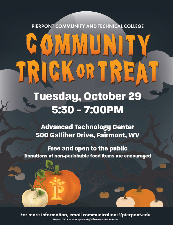 Pierpont Community & Technical College Community Trick-or-Treat