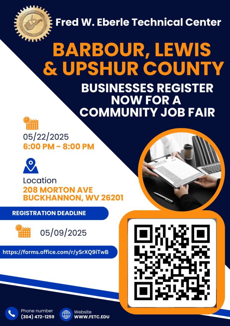 Fred Eberle Community Job Fair – May 22nd