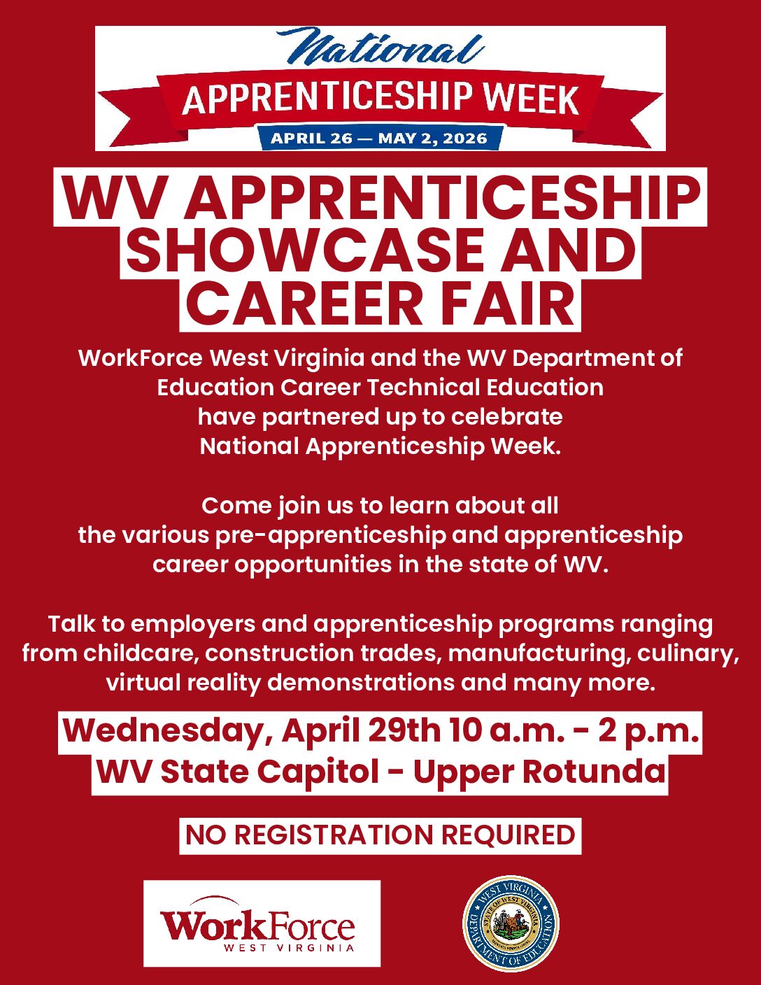 WV Apprenticeship Showcase and Career Fair