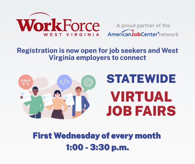 WorkForce West Virginia Virtual Job Fairs