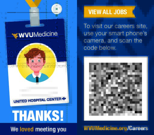 United Hospital Center QR Code